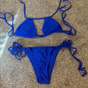 SHEIN Blue Bikini Set